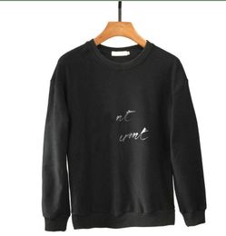 Laurent Loose Designer men hoodies hoody pullover sweatshirts loose y signature long sleeve jumper mens women Tops clothing with sl p printing US SIZE