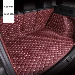 Trunk mat Keset Bagasi untuk Mazda Cx5 3 2010 6 Gh Cx9 Cx7 Atenza 5 Cx30 Cx8 Axela Aksesori Mobil Kulit Tahan Air Kustom R230808