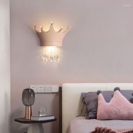 Wall Lamp Black Sconce Nordic Blue Light Antique Bathroom Lighting Smart Bed Candles Antler