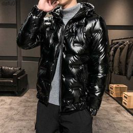 Men's White Duck Down Jacket Warm Hooded Puffer Jacket Coat Male Casual High Quality Overcoat Thermal Winter Fashion Men 4XL L230520