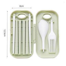 Dinnerware Sets Reusable Portable Lightweight For Home Tableware Durable Spoon Cutlery Set PP Spork Chopsticks Chopstick