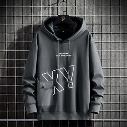 Men's Hoodies Sweatshirts Casual For 2023 Spring Autumn Black Grey OverSize 6XL 7XL 8XL Hoodie Sweatshirt Men Hip Hop Skateboard Streetwear 230807