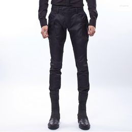 Men's Pants 27-46 Fashionable Casual Male Trousers Fashion Plus Size Slim Skinny Boot Cut Jeans