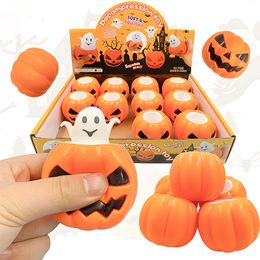 Other Event Party Supplies Pumpkin Ghost Decompression Toy Thermoplastic Rubber Squeeze Bouncy Ball Kids Toys Halloween Decorations DIY Home 230808