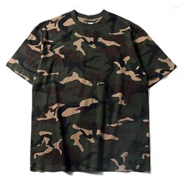 Men's T Shirts Summer Loose Casual Short Sleeve T-shirts Outdoor Sports Camouflage Tops Tees Cotton Comfortable Unisex Tshirt Women