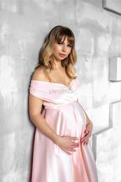 Maternity Dresses New Long Maternity Photography Props Pregnancy Dress Photography Maternity Dresses for Photo Shoot Pregnant Dress Maxi Gown HKD230808