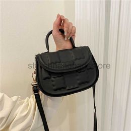 Shoulder Bags Versatile Western Style Crossbody Bag Small Bag Women's 2023 New Fashion Grade Saddle Bagstylishhandbagsstore