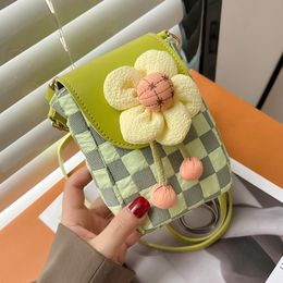 Women's Fashion Flower Shoulder Bags 2023 New Designer Phone Bags Lipstick Toiletry Makeup Storage Organizer Cross Body Bags