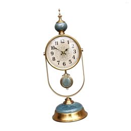 Table Clocks Analogue Alarm Clock Simple Style Desk For Bedroom Living Room Indoor