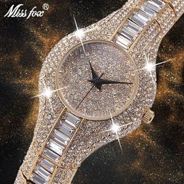 Wristwatches MISSFOX 30mm Small Womens Watch Shockproof Waterproof Luxury Ladies Ar Metal Watch bracelets Bu Chinese Watches 230807