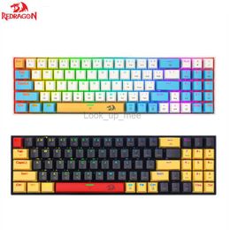 Redragon k688 Gaming Mechanical Keyboard RGB Backlit 78 Keys Swith Anti-Dust Proof Switches Hot Swappable Ergonomic for PC Gamer HKD230808