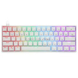 SK61 Gk61 Portable 60% Mechanical Keyboard Gateron optical Switches Backlit Hot Swappable Wired Gaming Keyboard For PC HKD230808