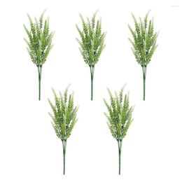 Decorative Flowers Useful Simulation Plant Lightweight Fake Lavender Wedding Decor Non-fading Long Lasting Artificial Home Supplies
