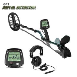 Professional metal detector, metal detector gold GF2 high sensitivity and liquid crystal display metal detector with 2coils