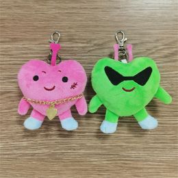 Plush Keychains Kpop Stray Kids PIPI Heart Plush Toy Keychain Keyring Bag Accessories Hyunjin Felix Han Bangchan Gift for Fans Christmas Year 230807