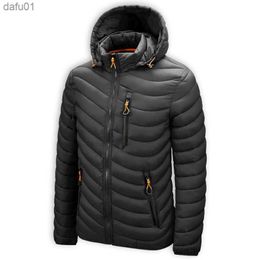 White Duck Down Padded Lightweight Jackets For Men Hooded Puffer Coat Plus Size 5XL 6XL Male Clothing 2023 Wholesale Guangzhou L230520