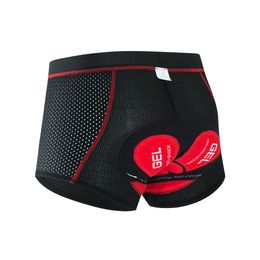 Cycling Shorts Thickened 5D Gel Pad Cycling Shorts Men Cycling Underwear Pro Shockproof Bicycle Shorts Riding Clothing MTB Road Bike Underwear 230807