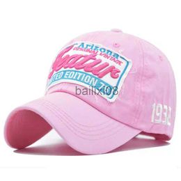 Ball Caps 2021 New Fashion Unisex Vintage Embroidery Summer Baseball Cap Retro Snapbk Pink Women Hat Men Casual Trucker Bone Casquette J230807