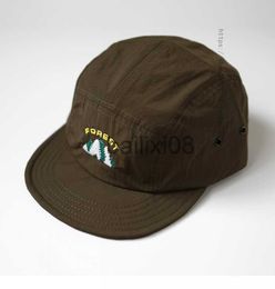 Ball Caps Quick-Drying Short Brim Five-Piece Hill Soft Top Soft Brim Peaked Cap Men's Outdoor Camping Quick-Drying Sun Protection Hat J230807