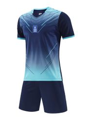 Greece Men's Tracksuits high-quality outdoor leisure sport training suits with short sleeves and thin Sports shirt