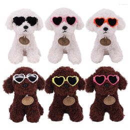 Dog Apparel Pet Love Sunglasses Cartoon Puppy Glasses Teddy Outdoor Supplies Play Handsome Po Accessories