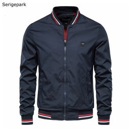 Men's Jackets Serige Park Men Jackets Fashion Luxury Brand Butterfly Leisure Spring And Autumn Men's Zipper Jacket Coat For Daily Casual Wear 230807