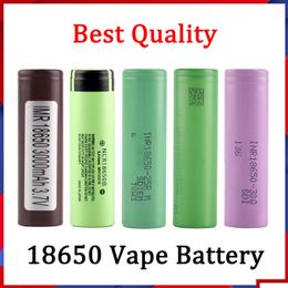 Batteries Good Quality Battery Hg2 30Q Vtc6 3000Mah Ncr 3400Mah 25R 2500Mah E Cig Mod Rechargeable Li-Ion Cell Drop Delivery Electro Dhcpz