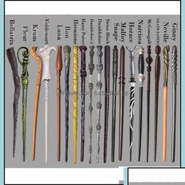 Magic Props Creative Cosplay 42 Styles Hogwarts Series Wand New Upgrade Resin Magical Drop DeliveryToys Gifts Puzzles Babydhshop