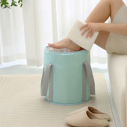 Foot Care Home Foldable Basin Travel Camping Washbasin Bucket Fishing Folding Basin Foot Bath Sink Washing Basket Spa Foot Bath Bucket 230808