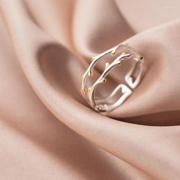 Wedding Rings Fashion Female Branch Finger For Women Lover Jewelry Party Trendy Statement Wholesale