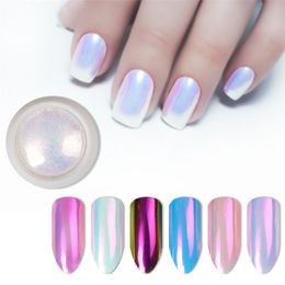 Nail Glitter Pearl Neon Pink Rub for Nails Jewelry Color Shell Powder Mermaid Mirror 230808