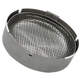 Metal Ashtrays Travel Home Stainless Steel Round Container Car Office Indoor HKD230808