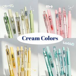 Gel Pens 6pens Kawaii For Writing Colour Highlighter Set School Students Lot Ins Korean Japanese Stationery Supply 230807