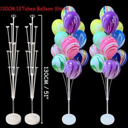 7/13/19Tubes Balloon Stand Holder Kids Adult Birthday Balloons Column Party Supplies Baby Shower Wedding Bachelorette Decoration HKD230808