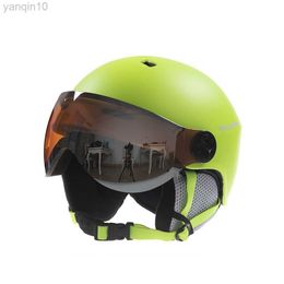 Ski Helmets Ski Helmet Outdoor Ski Snowboard Helmets Hat Skiing Equipment for Women HKD230808