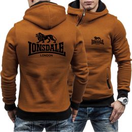 Men's Hoodies Sweatshirts Autumn Print iQuality Fleece Fasion Diaonal Zipper die Casual Track Field Tops 230807