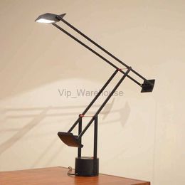 Italian Tizio Table Lamps Modern Classic Design Archimedes Lever Luminaires for Living Room Bedroom Study Decoration Desk Lights HKD230808