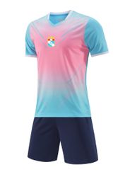 Sporting Cristal Men's Tracksuits high-quality outdoor leisure sport training suits with short sleeves and thin Sports shirt