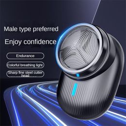 Electric Shavers Simple And Elegant 3d Beard Trimmer Wet Dry Mens Rechargeable Razor Professional Hair Clipper Adult 230808