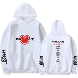 Men's Hoodies Sweatshirts MOMOLAND Kpop Fashion Casual Men Women Harajuku Hooded Pullover Long Sleeve Hip Hop Hoodie Clothes Tops 230807