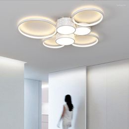Ceiling Lights Chandeliers Luxury Ring Living Room Modern Intelligent LED Bedroom Beiou Creativity Indoor Decoration Lamp