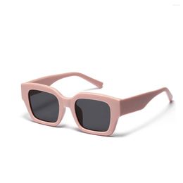 Sunglasses CHUZICI Macaron Pink Glasses Vintage Rectangular Ink Men's