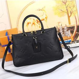 2023 Classic new designer new embossed handbag presbyte women's bag single shoulder crossbody bag large capacity shopping bag