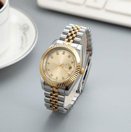 Womens watch 31mm movement Watch Automatic Mechanical Bezel Stainless Steel watches day date fashion Lady Wristwatch-010