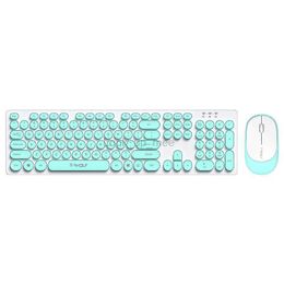 Wireless Keyboard And Mouse Set Waterproof Mechanical Feel For Laptop Desktop Computer Office Home Use HKD230808