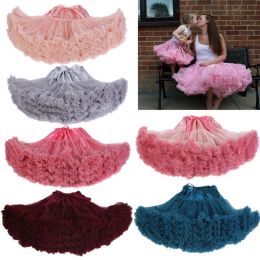 Womens Retro Dancewear Adult Tutu Skirt Fluffy Pettiskirt Princess Ballet Skirt Party Cheap Petticoat for Wedding ZZ