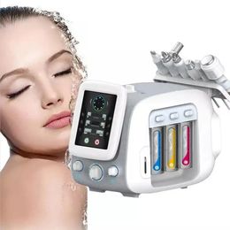 High frequency 6 in 1 oxygen jet facial hydrodermabrasion machine Aque peel oxygen therapy facial machine