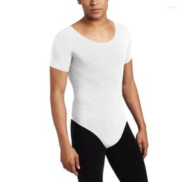 Stage Wear Speerise Mens Tank Shorty Unitard Adult Dancewear Man Biketard Ballet Dance Leotard Male Flesh Coloured Spandex Unitards