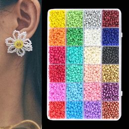 Acrylic Plastic Lucite 4000-28800PCS 2/3/4mm Glass Seed Beads for Jewelry Making DIY Bracelets Necklace Ring Art Craft Loose Jewellery Beads Colorful 230809