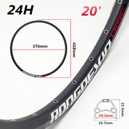 Bike Wheels Rim Wheel 20inch 24283236 Holes Aluminium Alloy Disc Brake For 2015202125 Tyres High Quality 230808